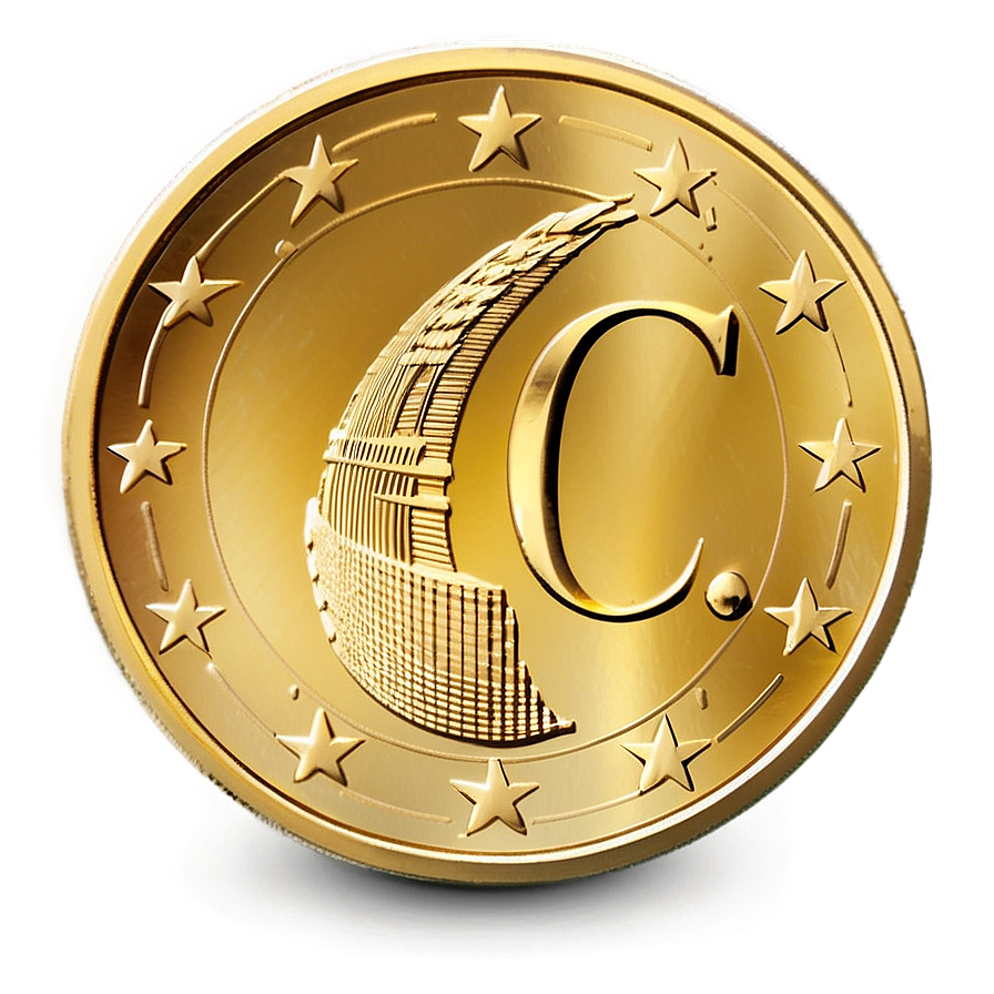 Euro Coin Png Bov41 PNG Image