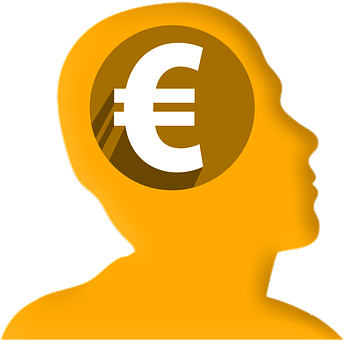 Euro Currency Mindset Icon PNG Image