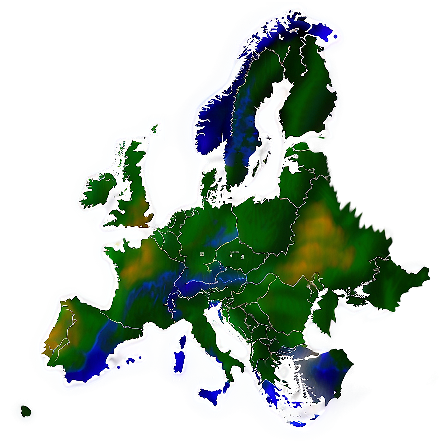 Europe Topographic Map Png 30 PNG Image