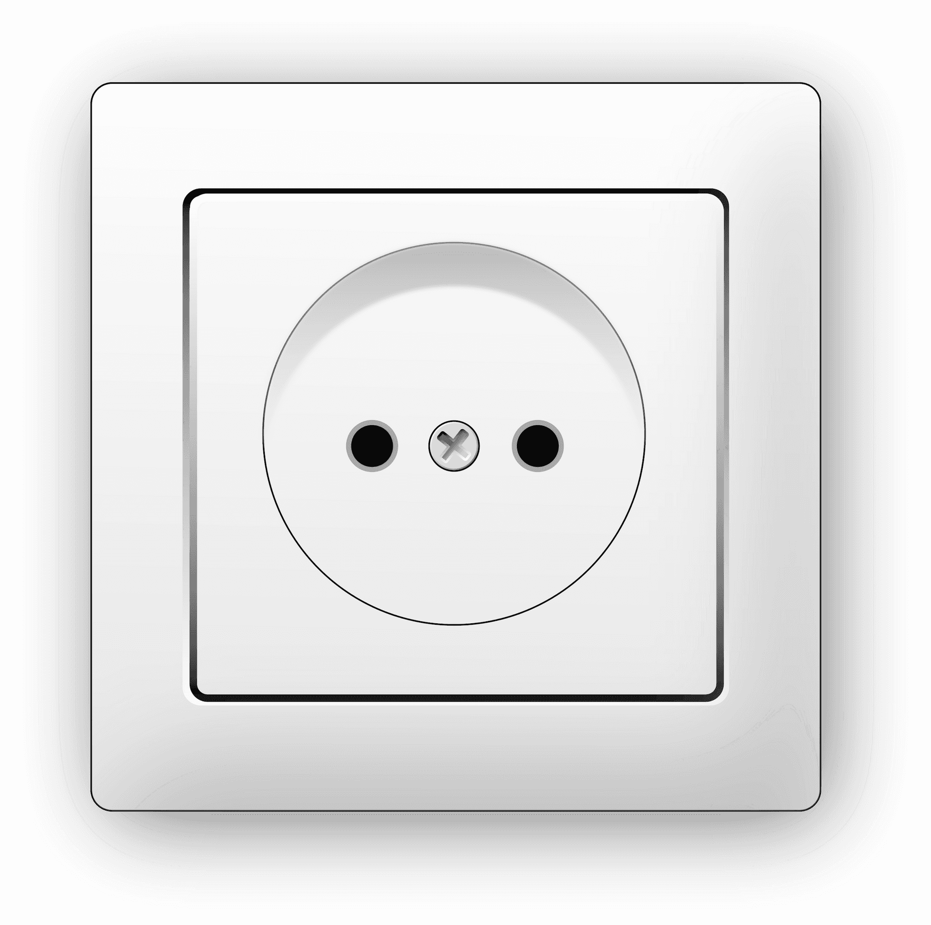 European Style Electrical Outlet PNG Image