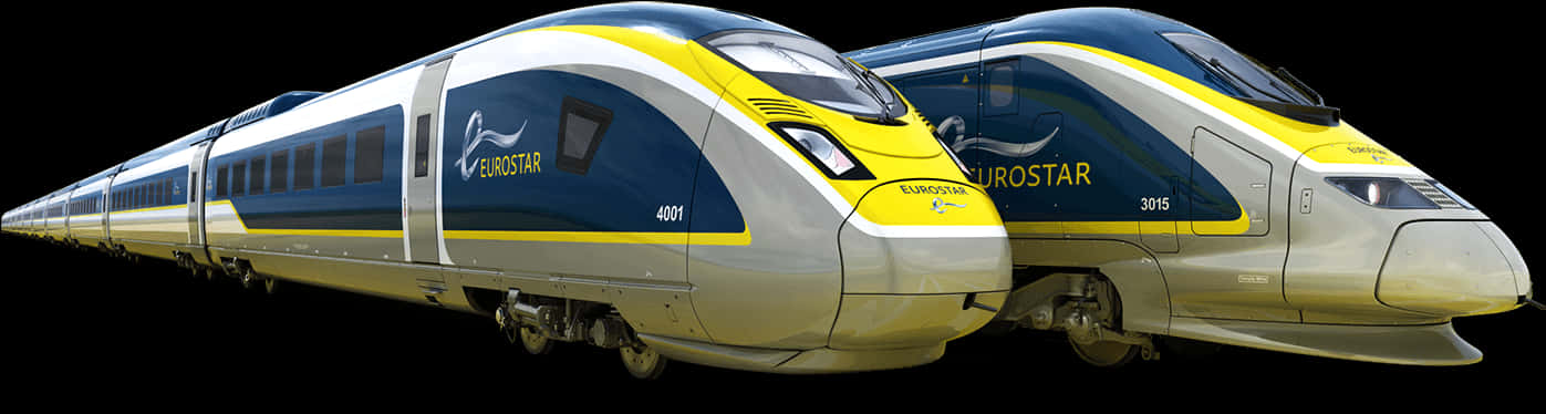 Eurostar High Speed Trains PNG Image