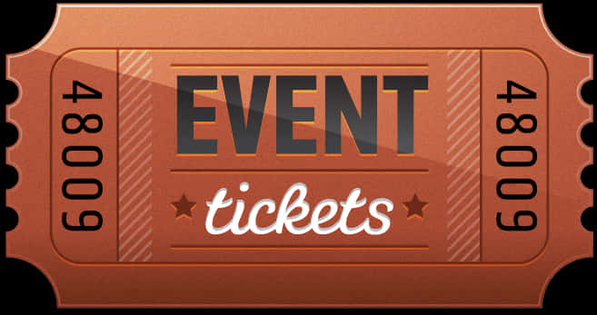 Event Ticket Design PNG Image