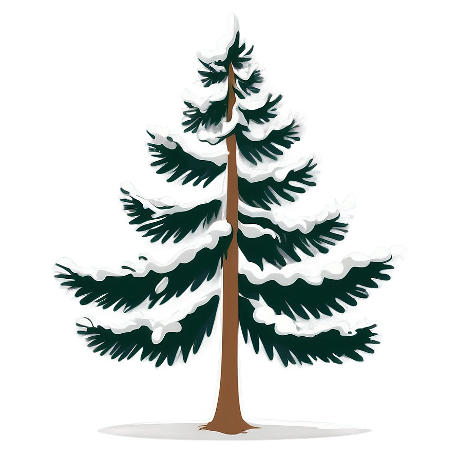 Evergreen Tree Silhouette Png 06212024 PNG Image