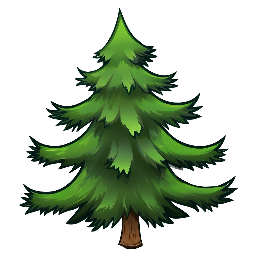 Evergreen Tree Vector Png Hmx96 PNG Image