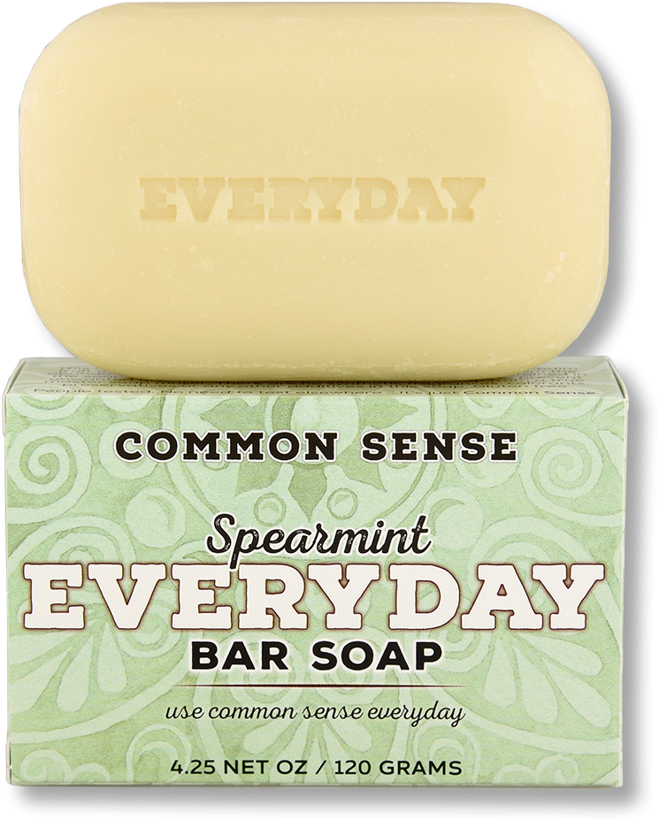 Everyday Spearmint Soap Bar PNG Image