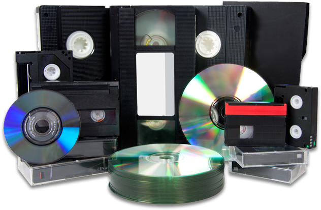 Evolutionof Data Storage Media PNG Image