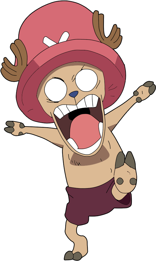 Excited Anime Character Chopper.png PNG Image