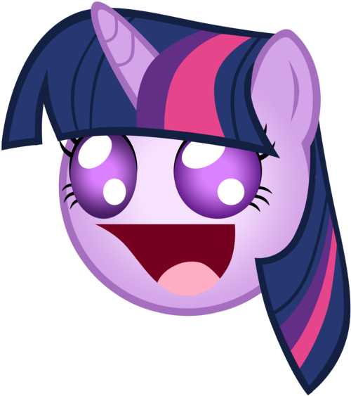 Excited Purple Unicorn Emoji PNG Image