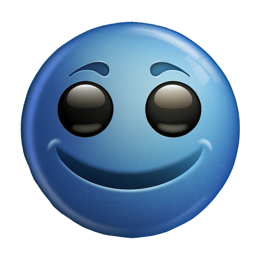 Exclusive Blue Emoji Png Array Jhq PNG Image