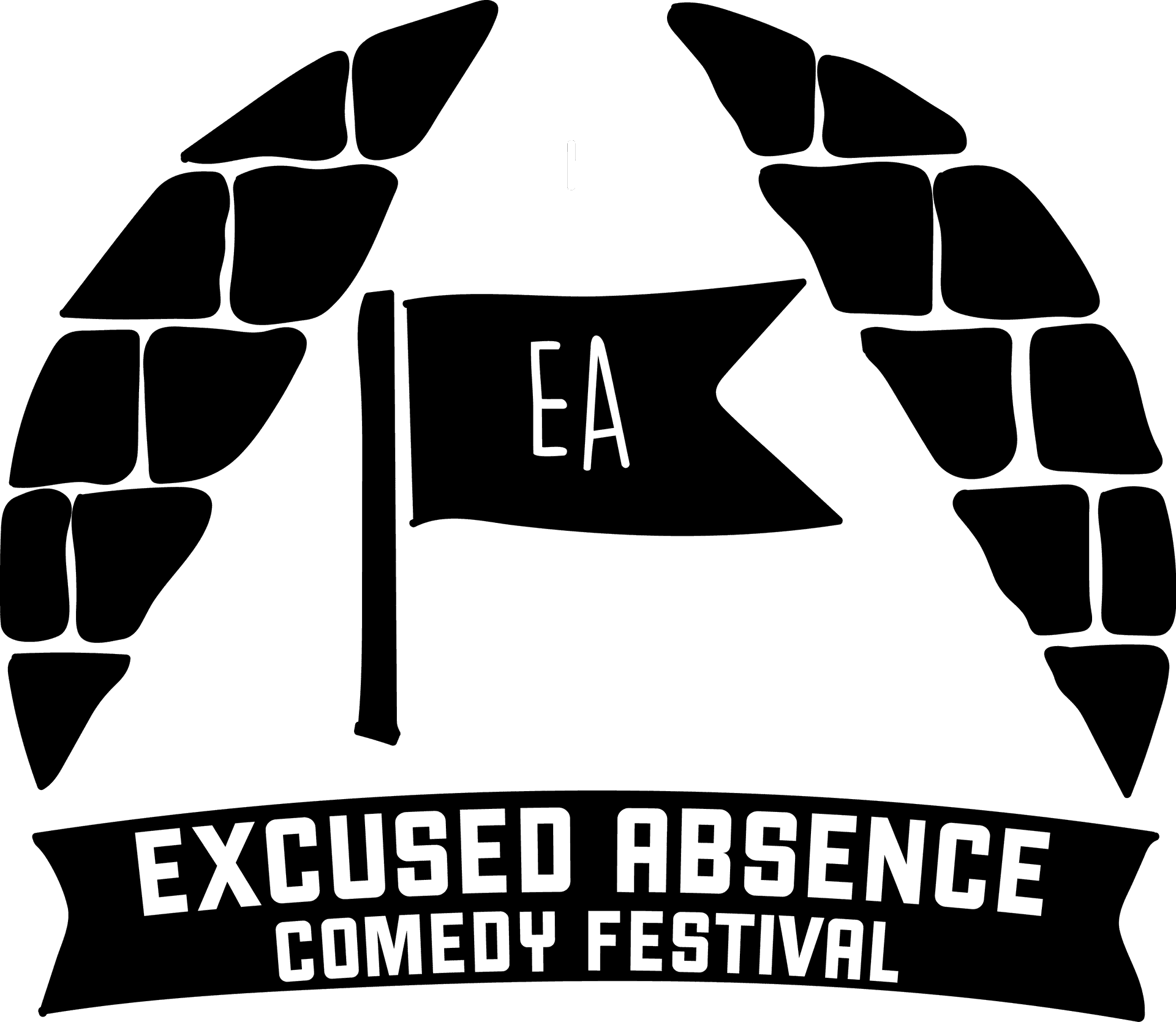 Excused Absence Comedy Festival Logo PNG Image