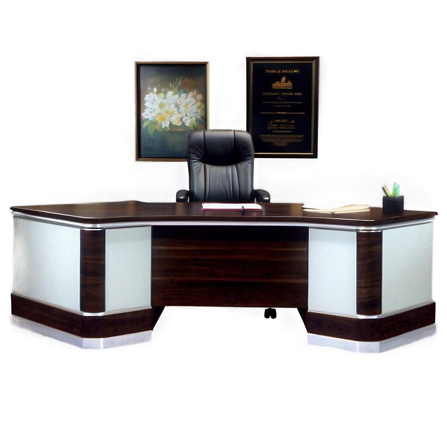 Executive Office Desk Png Dst PNG Image