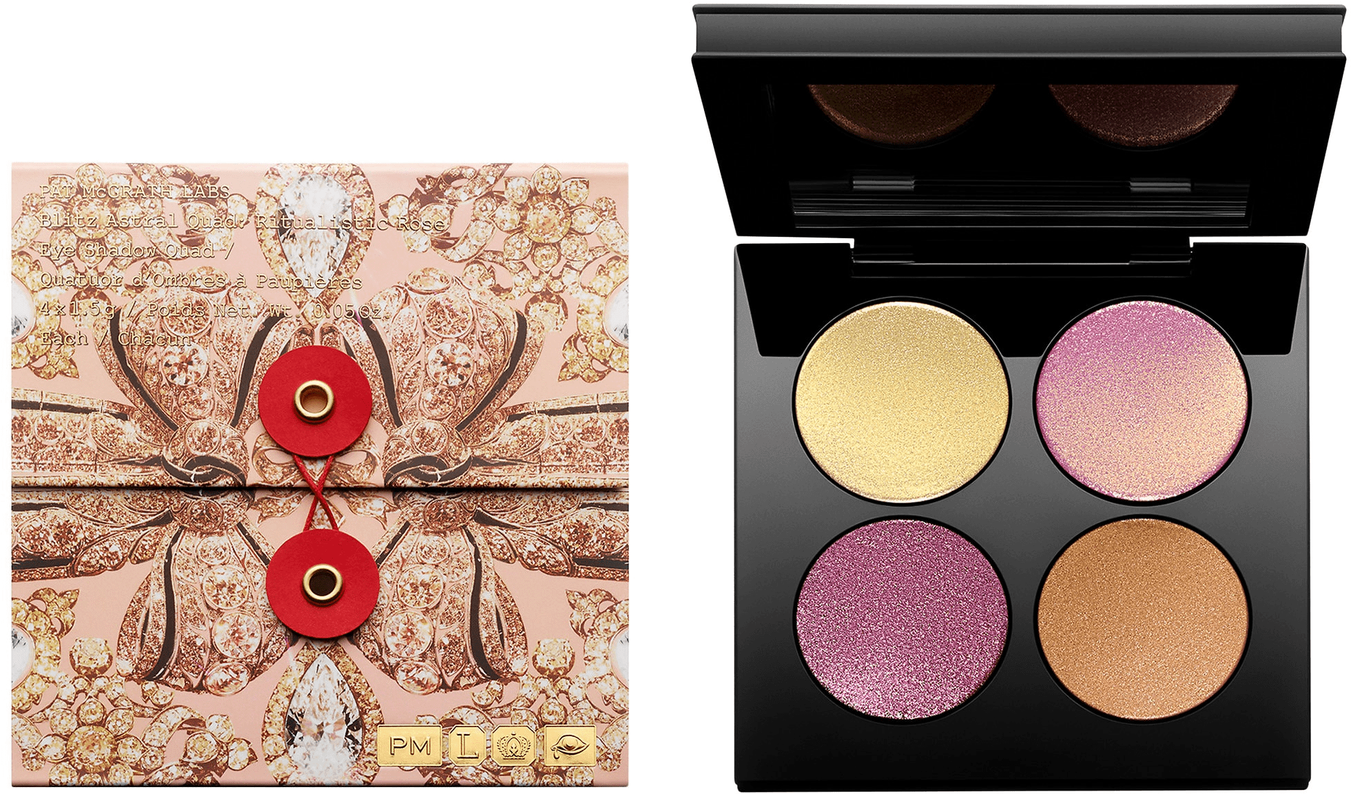 Exotic Eyeshadow Palette Open PNG Image