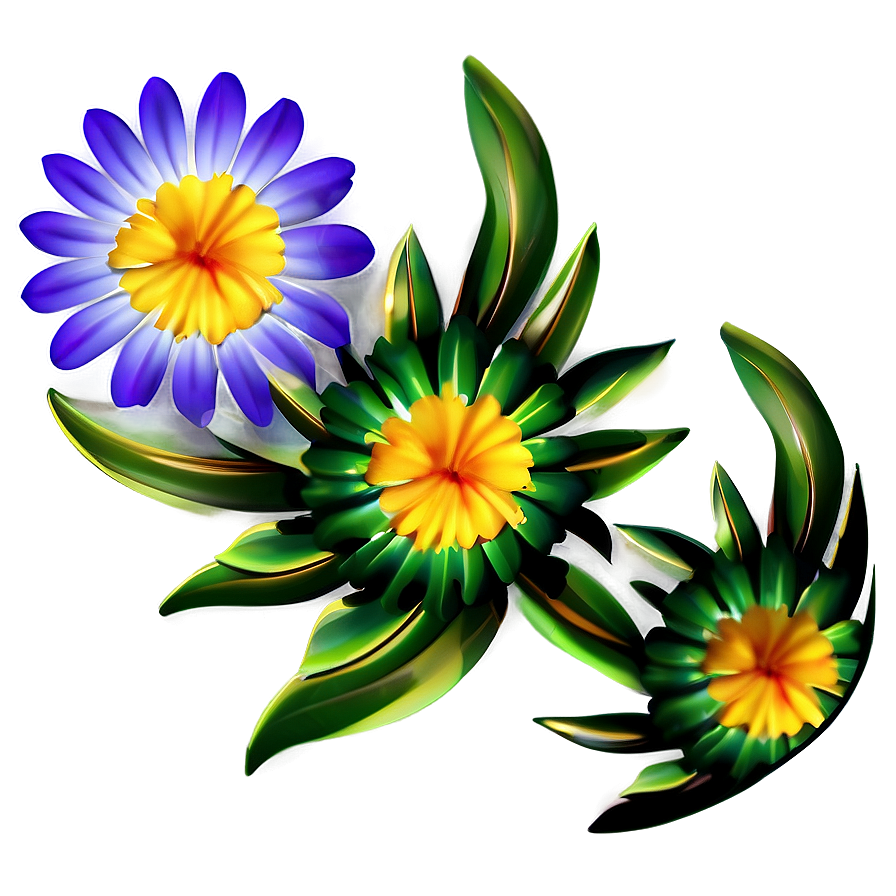 Exotic Flower Decal Png 06272024 PNG Image