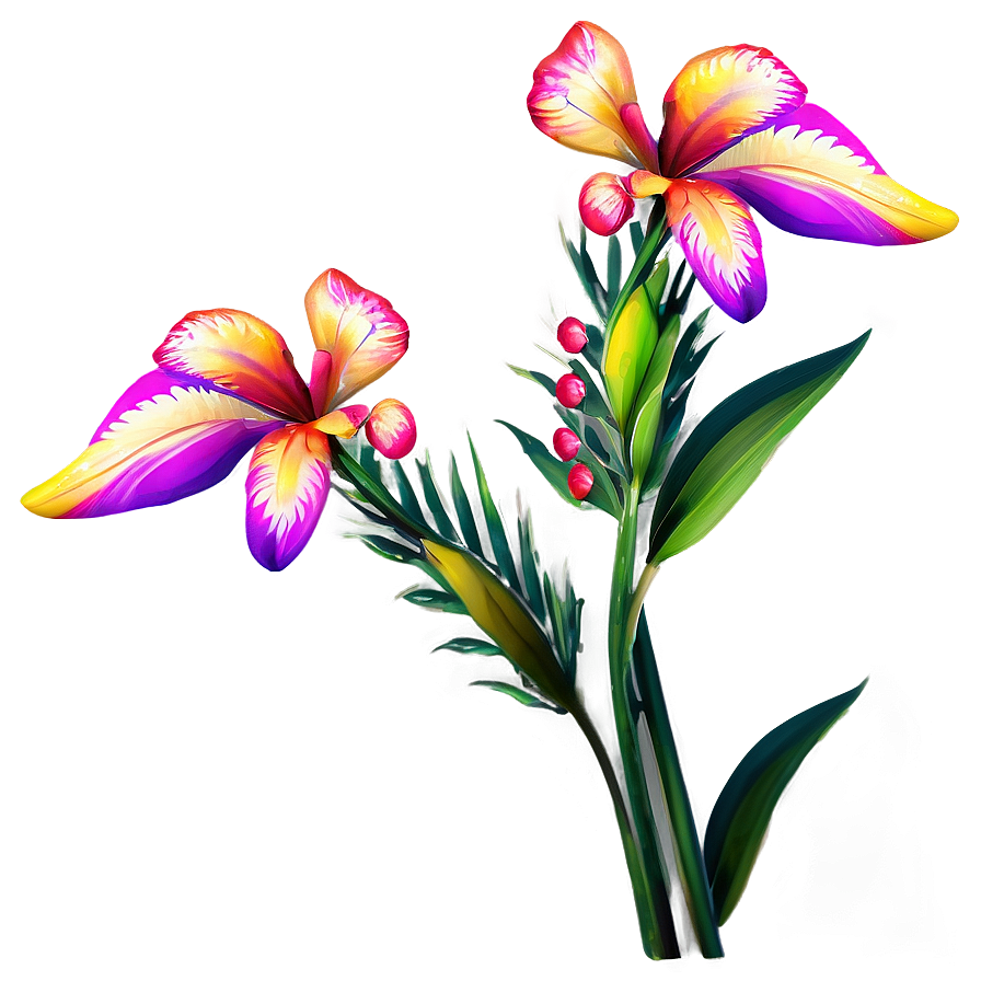 Exotic Flower Stem Png Tcg91 PNG Image