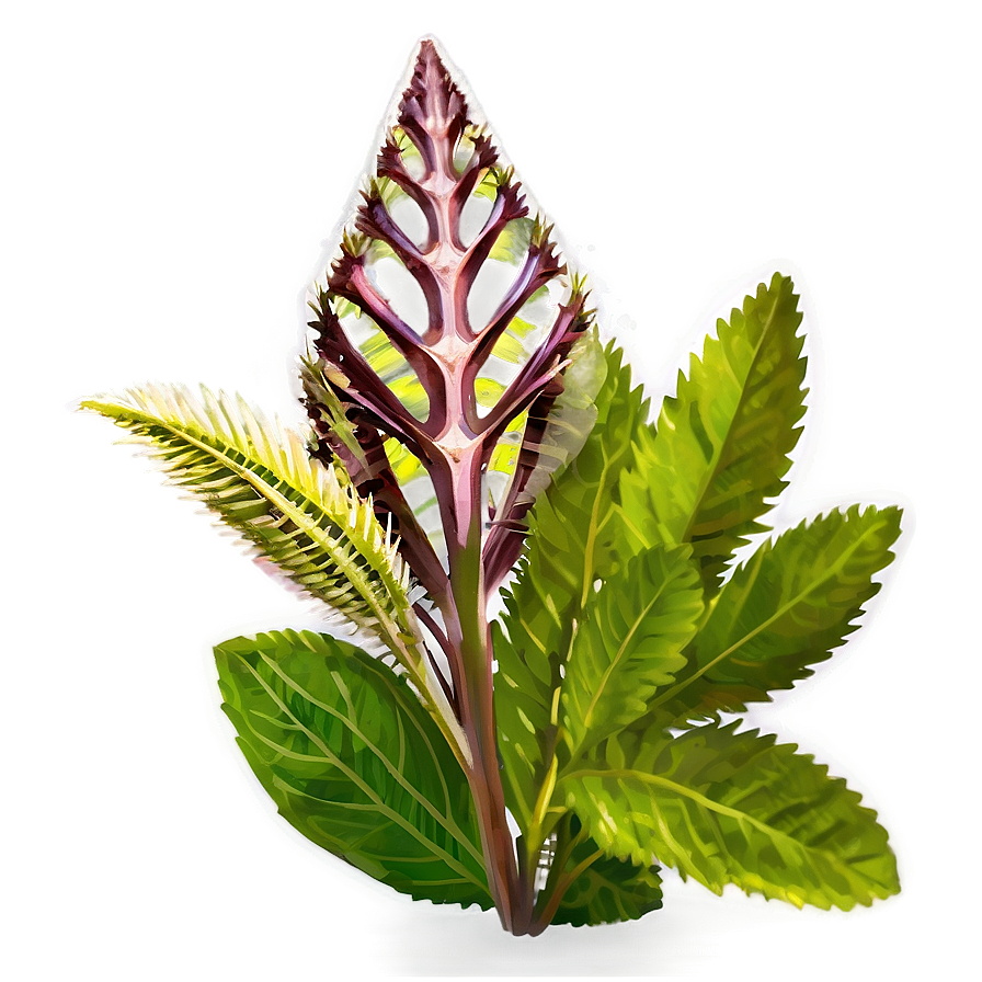 Exotic Herb Png Bwm PNG Image