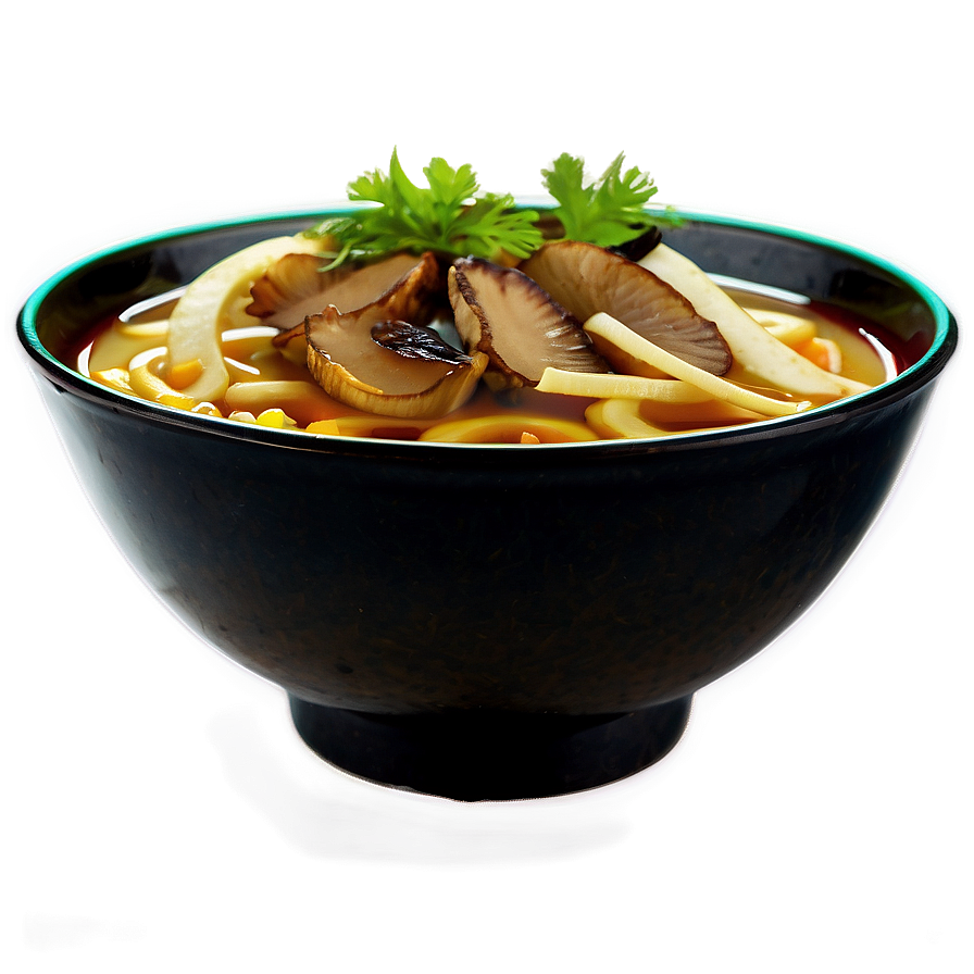 Exotic Mushroom Ramen Png Bbo PNG Image