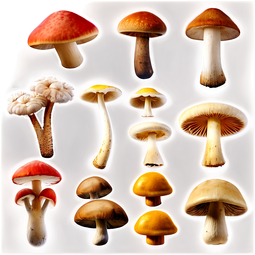 Exotic Mushrooms Png 05242024 PNG Image