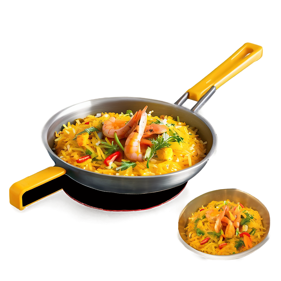 Exotic Paella With Saffron Threads Png Drq46 PNG Image