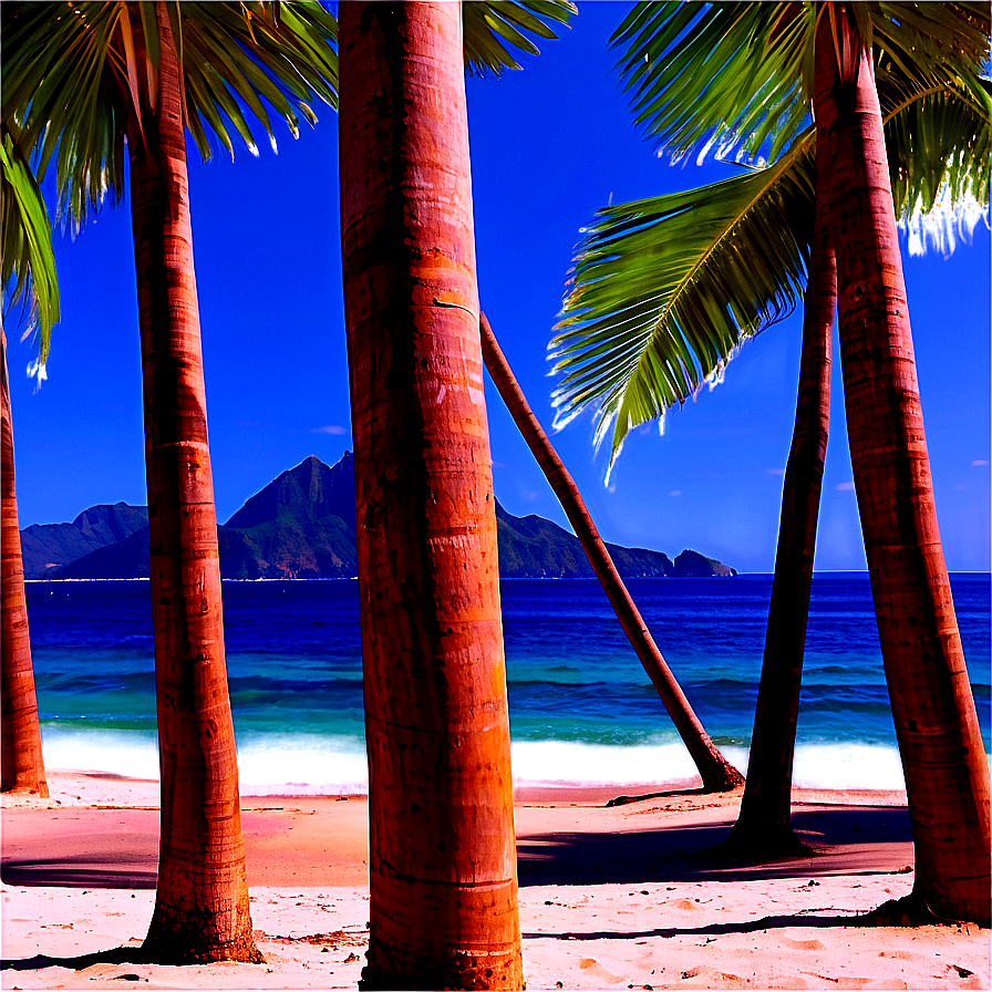 Exotic Tropical Beach Png Oby20 PNG Image