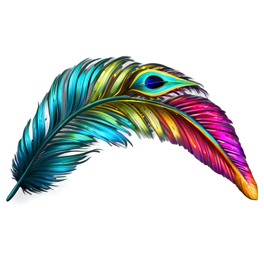 Exotic Tropical Feather Png Lix PNG Image