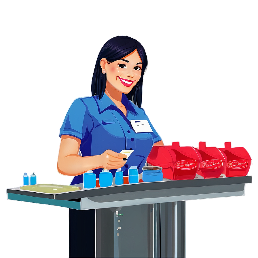 Experienced Cashier Png 33 PNG Image