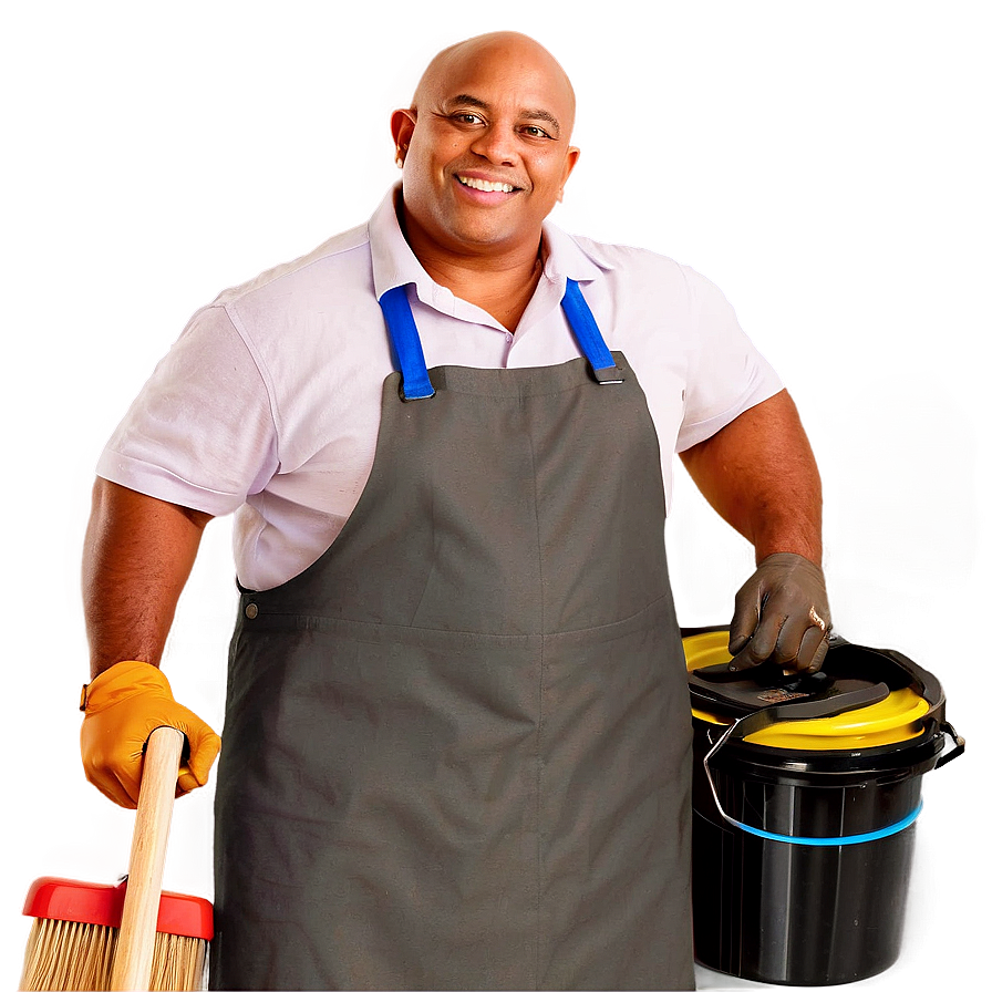 Experienced Janitor Png Oxm PNG Image