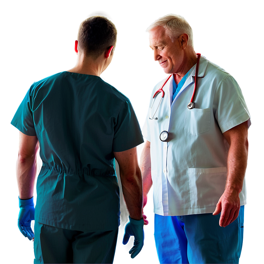 Experienced Male Nurse Png Ohg PNG Image