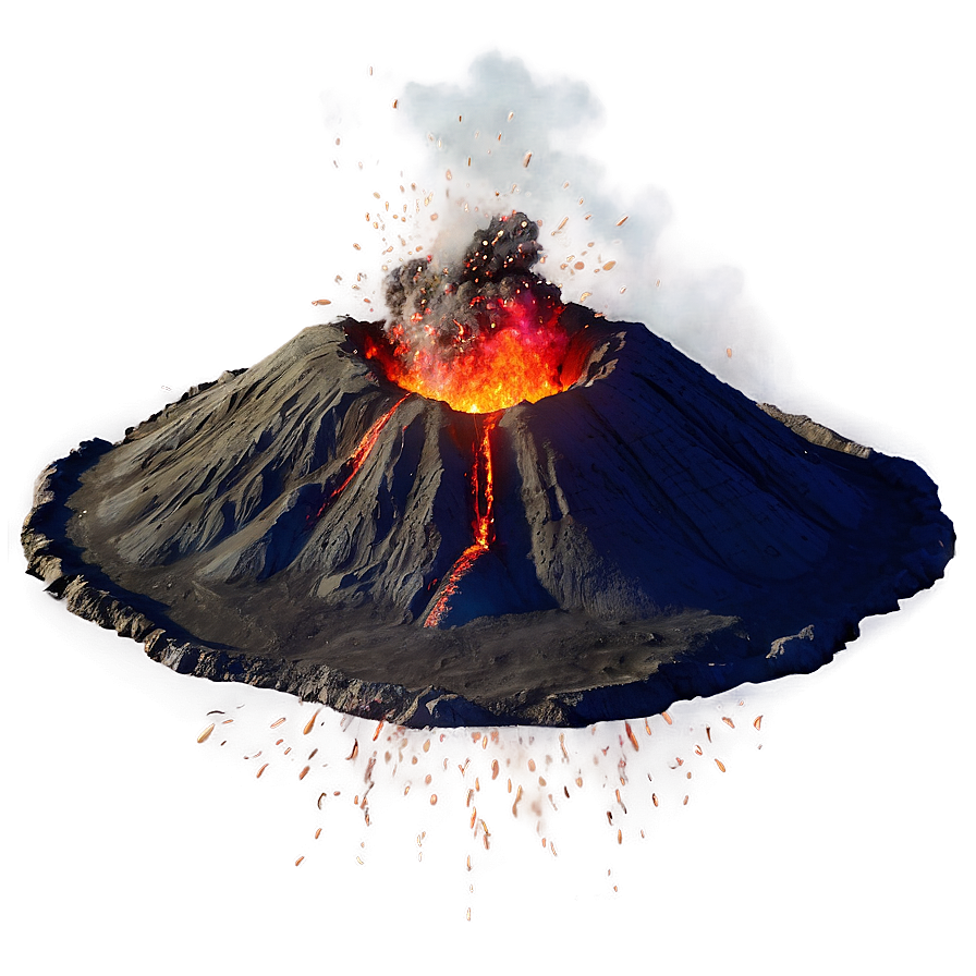 Explosive Volcano Blast Png 82 PNG Image