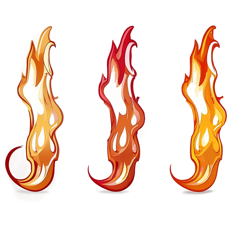 Expressive Flame Cartoon Png Ima60 PNG Image