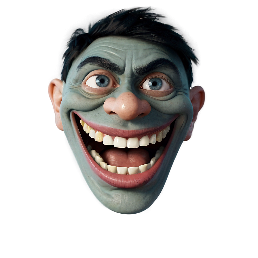 Expressive Trollface Character Png 28 PNG Image