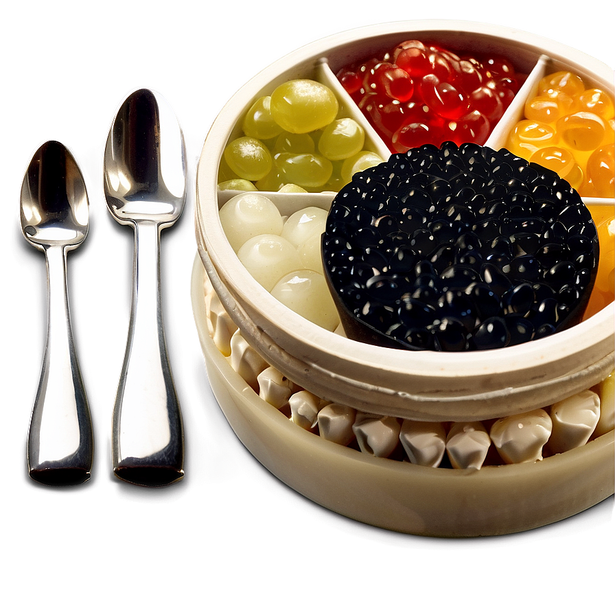 Exquisite Caviar Selection Png 06252024 PNG Image