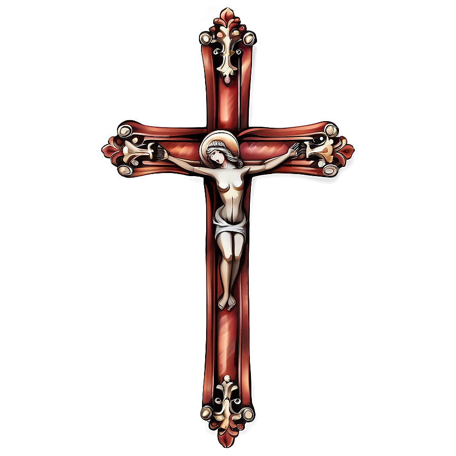 Exquisite Cross Decoration Png Aag80 PNG Image