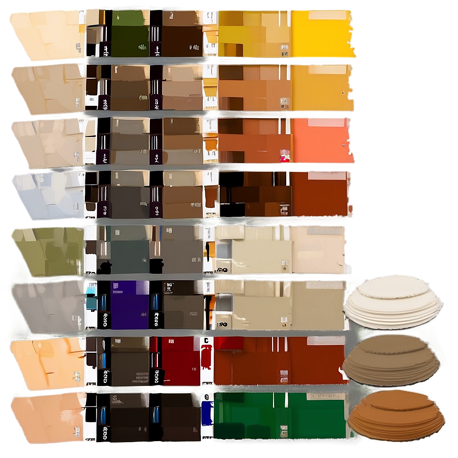 Exterior Paint Swatches Png 06282024 PNG Image