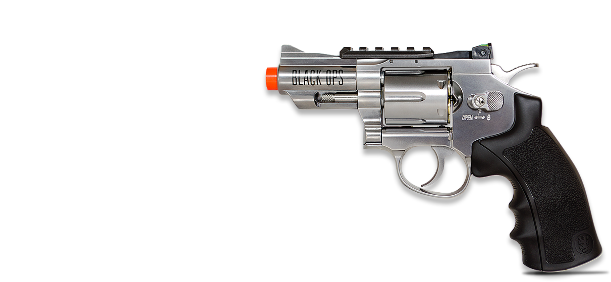 Exterminator Revolver Graphic PNG Image