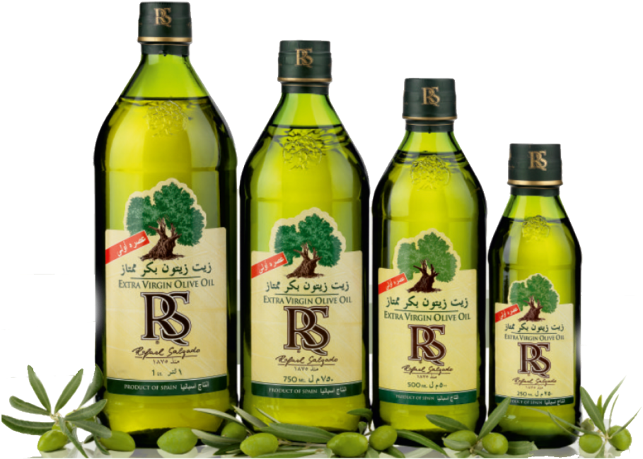 Extra Virgin Olive Oil Bottles PNG Image