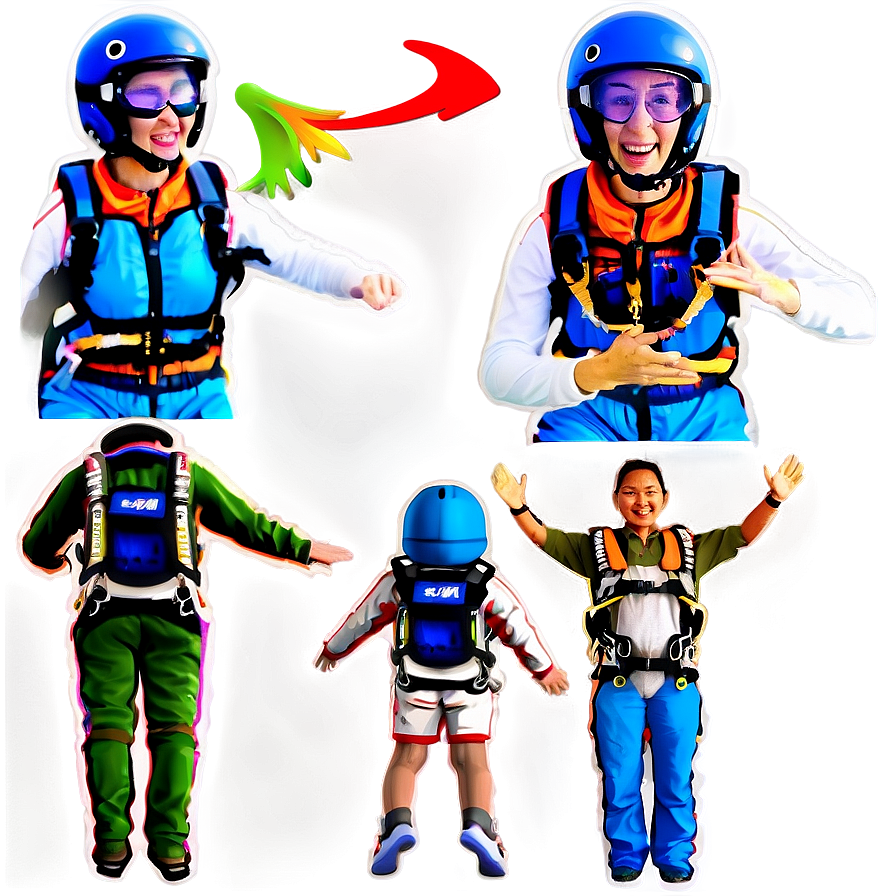 Extreme Skydiving Experience Png 14 PNG Image