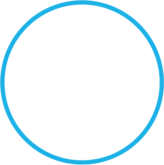 Eye Icon Blue Circle PNG Image