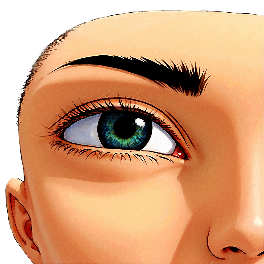 Eyebrows Anime Eyes Png Mut36 PNG Image