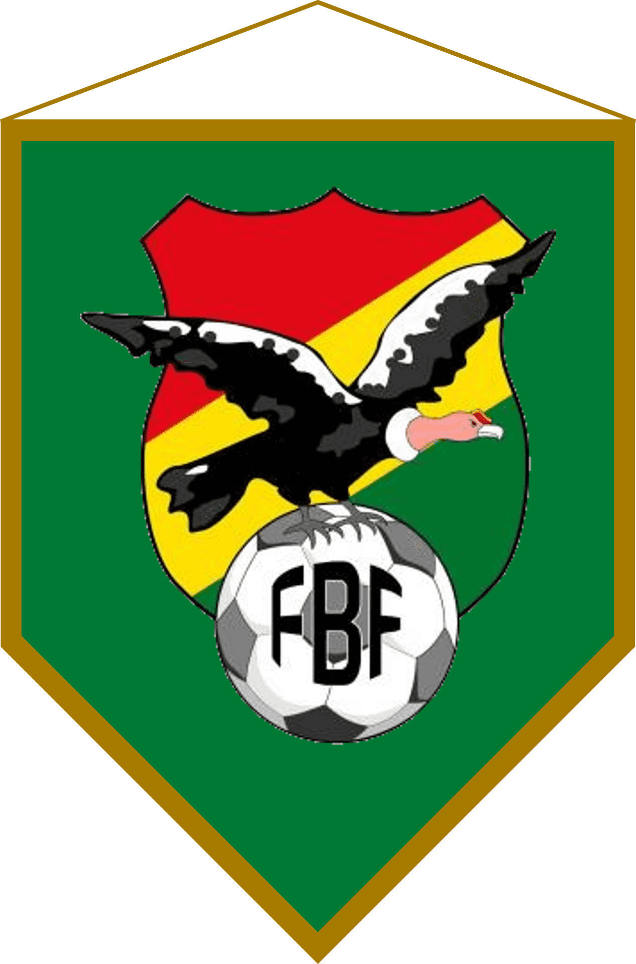 F B F Soccer Crest Pennant PNG Image