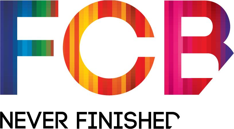 F C Barcelona Colorful Logo Design PNG Image