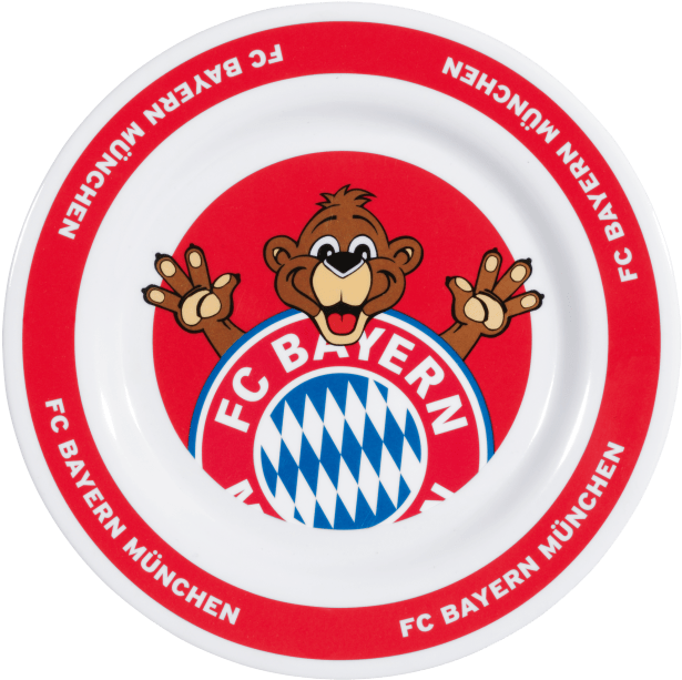 F C Bayern Munich Plate Design PNG Image