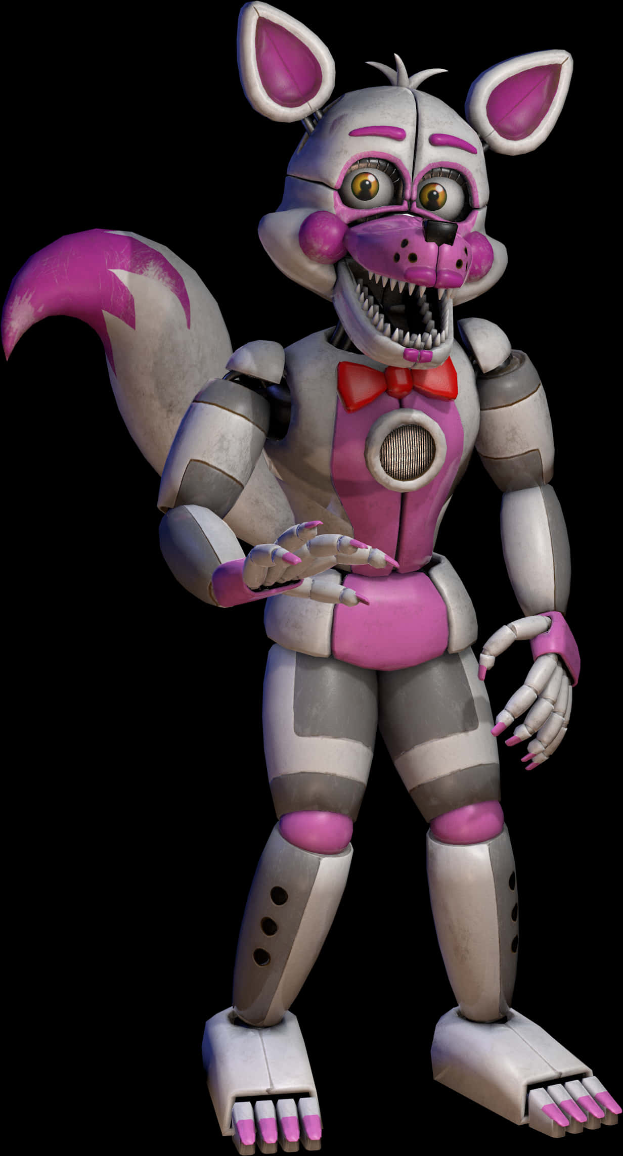 F N A F_ Animatronic_ Funtime_ Foxy PNG Image