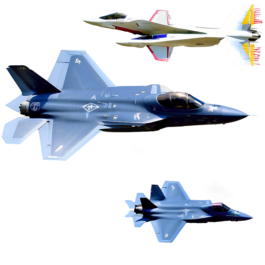 F35 Stealth Aircraft In Sky Png Wam PNG Image