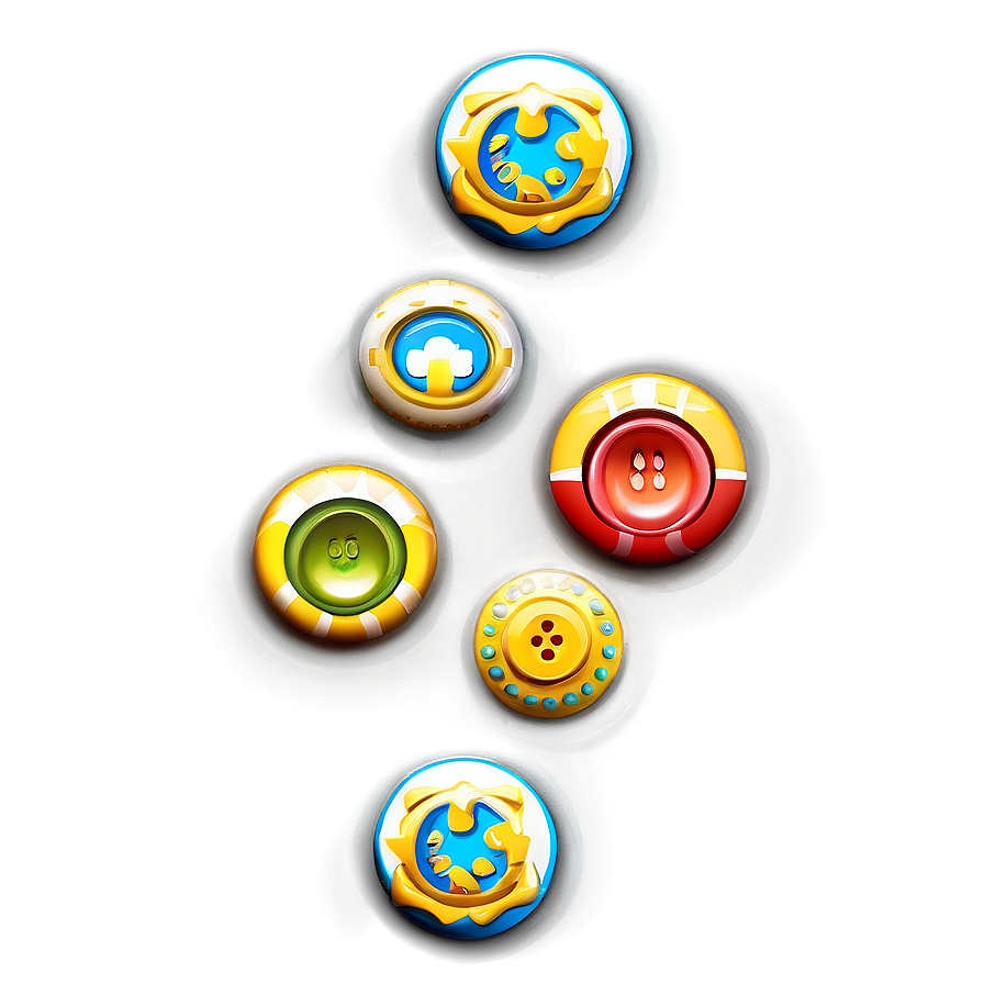 Fabric Buttons Style Png 06262024 PNG Image