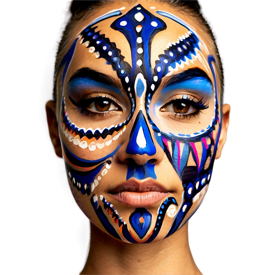 Face Paint Design Png Hqc PNG Image