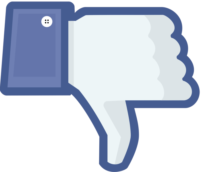 Facebook Dislike Thumb Down PNG Image