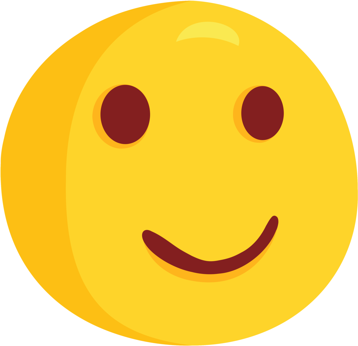 Facebook Happy Face Emoji PNG Image