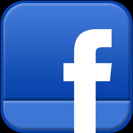 Facebook Icon Blue Background PNG Image