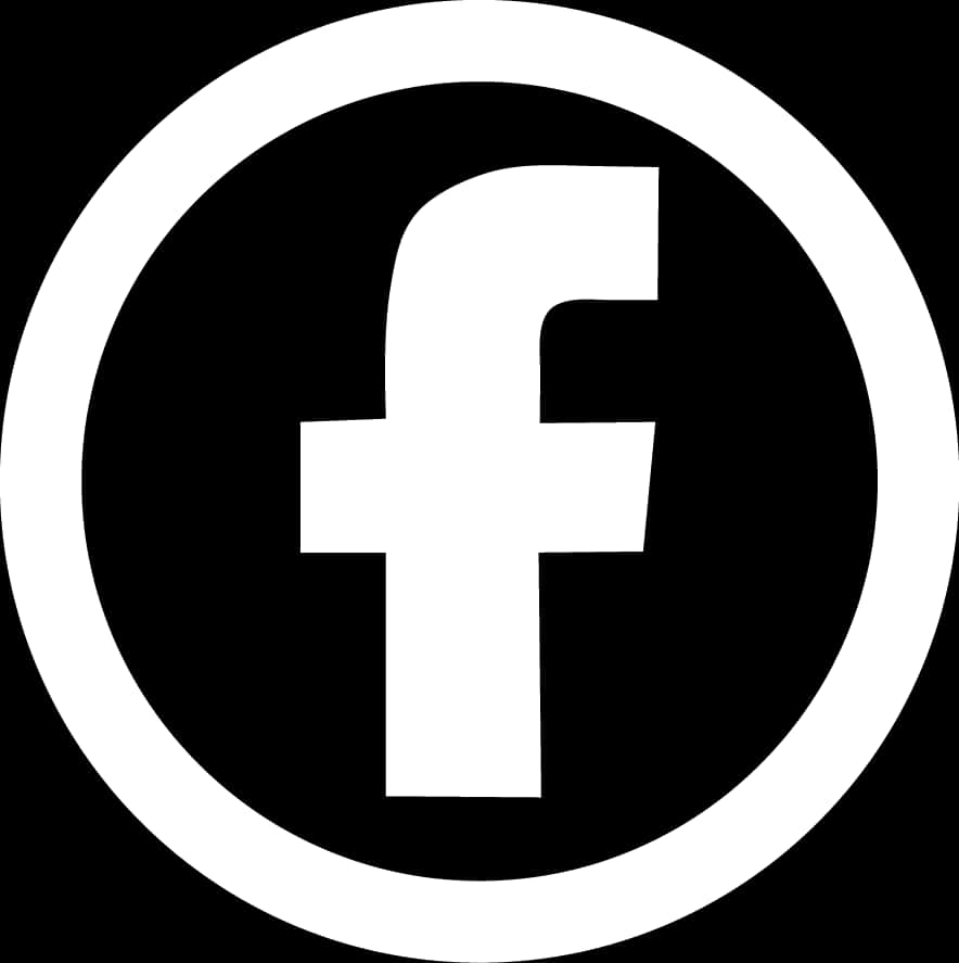 Facebook Icon White Circle Background PNG Image