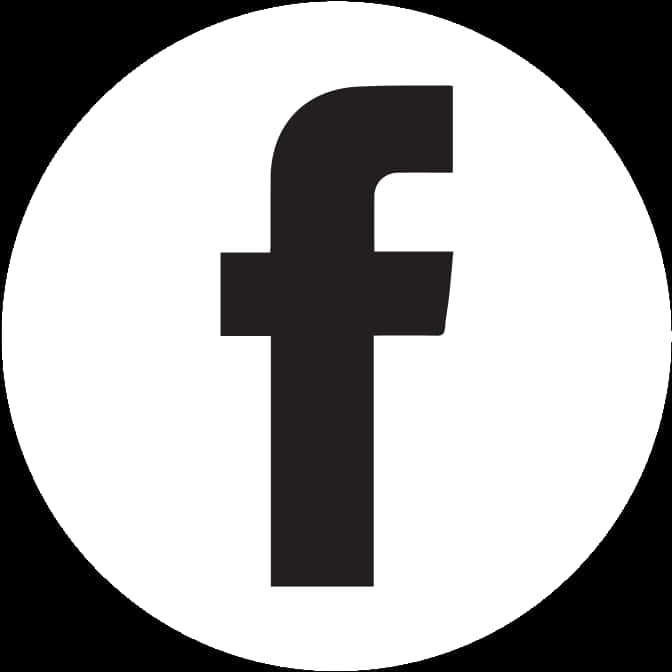 Facebook Icon White Circle PNG Image